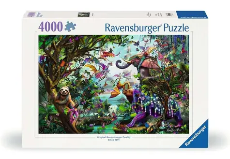 Ravensburger Tropičtí draci / 4000 dílků / od 14 let