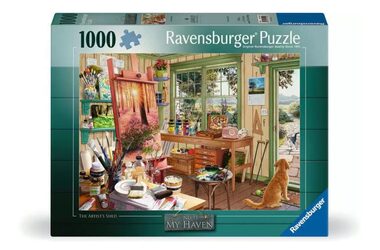 Ravensburger Umělcova chatka / 1000 dílků / od 14 let