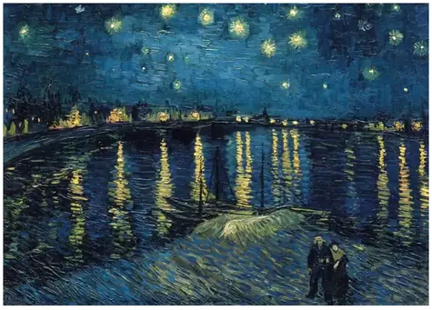 Ravensburger Vincent van Gogh: Hvězdná noc / 1000 dílků / od 14 let