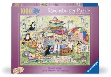 Ravensburger Život bláznivých koček / 1000 dílků / od 14 let