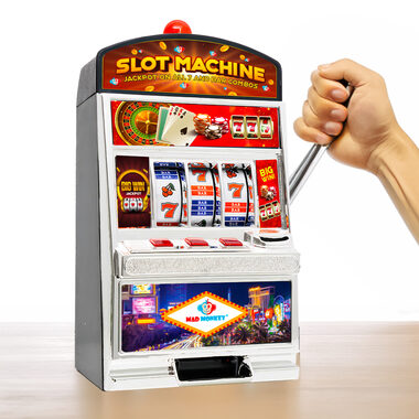 Mad Monkey Slot Machine XL - Výherní automat s boxem na peníze 