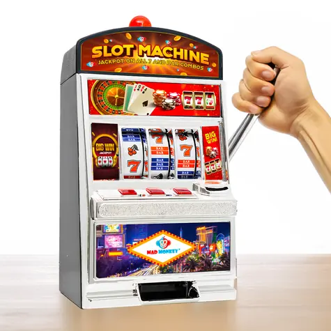 Mad Monkey Slot Machine XL - Výherní automat s boxem na peníze 