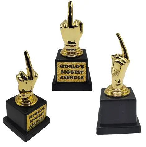 Mad Monkey - Trophy "World's Biggest Asshole"
