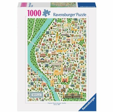 Ravensburger Sevilla na mapě / 1000 dílků / od 14 let