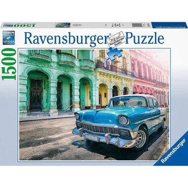 Ravensburger Auta na Kubě / 1500 dílků / od 14 let
