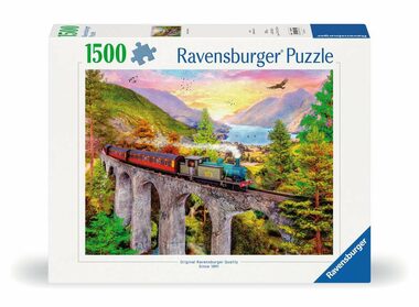 Ravensburger Podzimní jízda vlakem / 1500 dílků / od 14 let