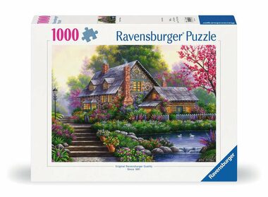 Ravensburger Romantická chata / 1000 dílků / od 14 let