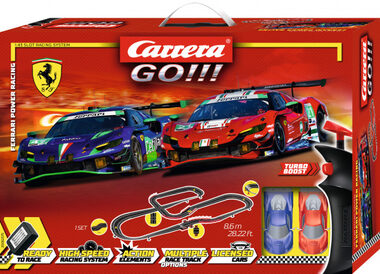 Carrera 62575 GO Ferrari Power Racing / Autodráha / Délka okruhu 8.6 m / od 6 let