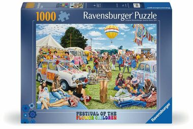 Ravensburger Festival květinových dětí / 1000 dílků / od 14 let