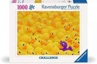 Ravensburger Challenge Puzzle: Kachny / 1000 dílků / od 14 let 