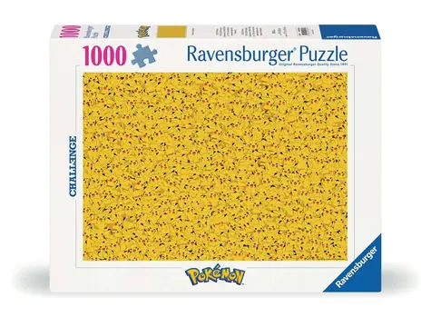 Ravensburger Challenge Puzzle: Pokémon Pikachu / 1000 dílků / od 14 let