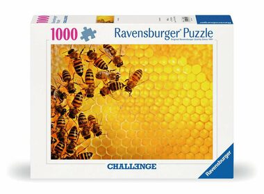Ravensburger Challenge Puzzle: Včely na medové plástvi / 1000 dílků / od 14 let