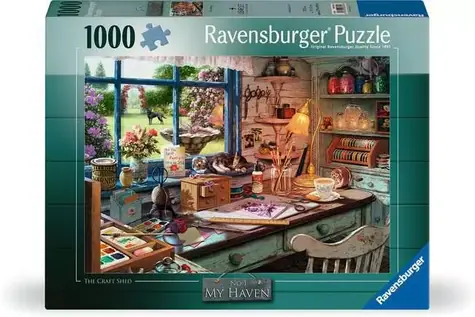 Ravensburger Řemeslná bouda / 1000 dílků / od 14 let