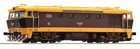 Roco 7300026 Dieselová lokomotiva 752 068-7 ČSD/ČD Bardotka / měřítko H0 (1:87) / 190mm / rádius 358mm / od 14 let