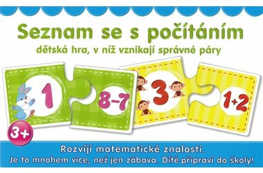 DOHÁNY Puzzle dvojice Seznam se s počítáním / od 3 let
