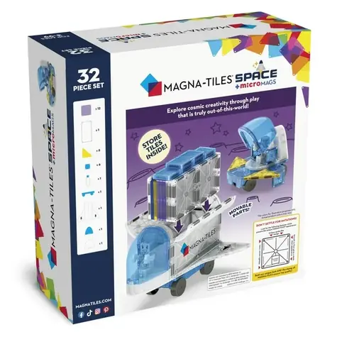 MAGNA-TILES® Magnetická stavebnice - Space 32 ks / od 3 let