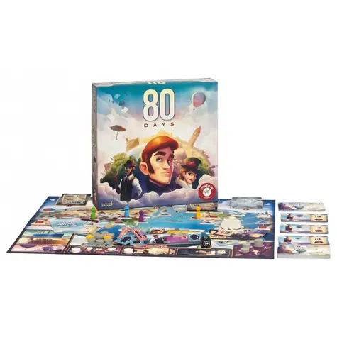 Piatnik 80 DAYS (CZ,SK,HU,PL) / Délka hry: 50 minut / Počet hráčů: 2 - 4 / od 10 let