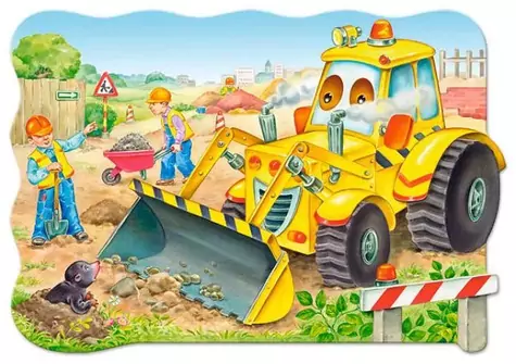 Castorland Bagr v akci MAXI / 20 dílků / od 4 let