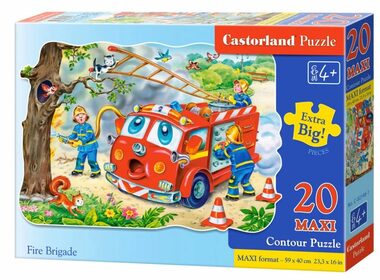 Castorland Hasiči MAXI / 20 dílků / od 4 let