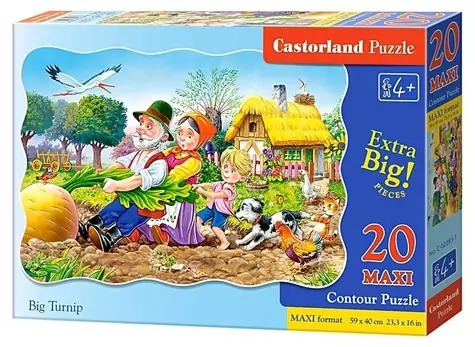Castorland O velké řepě MAXI  / 20 dílků / od 4 let