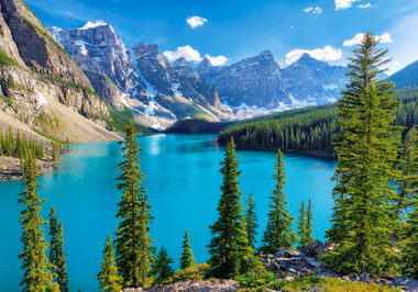 Castorland 53810 Jaro u jezera Moraine, Kanada / 500 dílků / od 9 let