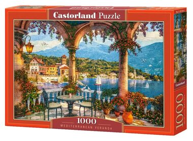 Castorland 105120 Veranda ve Středomoří / 1000 dílků / od 9 let