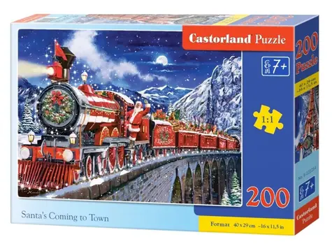 Castorland 222254 Santův příjezd / 200 dílků / od 7 let