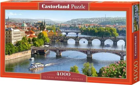 Castorland 400096 Vltavské mosty / 4000 dílků / od 9 let