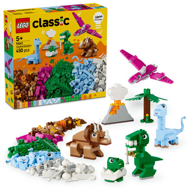 LEGO® Classic 11041 Kreativní dinosauři / Počet dílků: 450 / od 5 let / doprodej