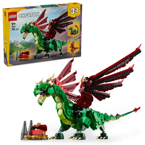 LEGO® Creator 3 v 1 31161 Středověký drak / Počet dílků: 715 / od 9 let