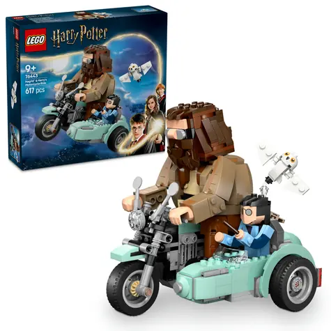 LEGO® Harry Potter™ 76443 Hagrid™ a Harry na motorce / Počet dílků: 617 / od 9 let
