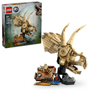 LEGO® Jurrasic World™ 76969 Dinosauří fosilie: Lebka triceratopse / Počet dílků: 468 / od 9 let / doprodej