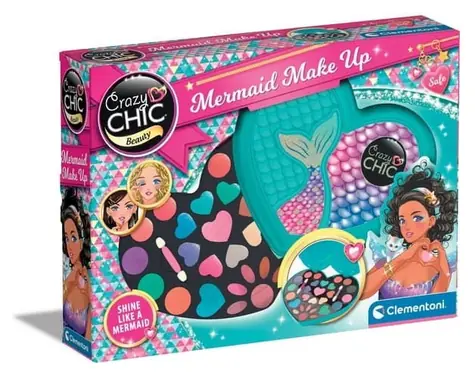 Clementoni Crazy Chic - Make-up sada stínů mořská panna / od 6 let