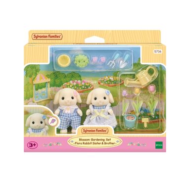 Sylvanian family Květinový set a sourozenci Flora králíků / od 3 let