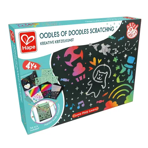 Hape Vyškrabovací obrázky / od 4 let