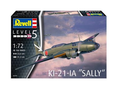 Revell Ki-21-LA Sally / Plastikový model / 1:72