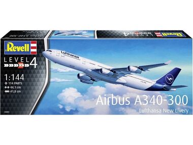 Revell A340-300 Lufthansa New Livery / Plastikový model / 1:144