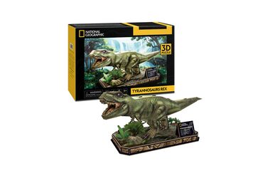 CubicFun 3D Puzzle Tyrannosaurus REX / 52 dílů / 20 x 44 x 17 cm