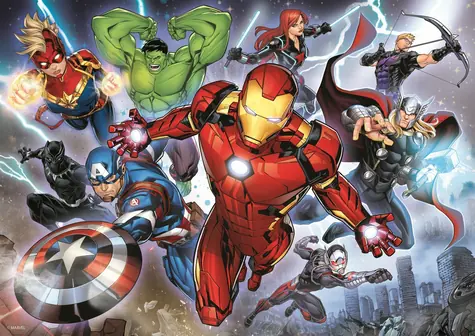 Trefl - Puzzle - Avengers / 200 dílků / 48 x 34 cm / věk 7+