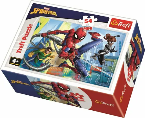 Trefl - Puzzle - Spiderman: Do Akce / 54 dílků / 20 x 13 cm / věk 4+