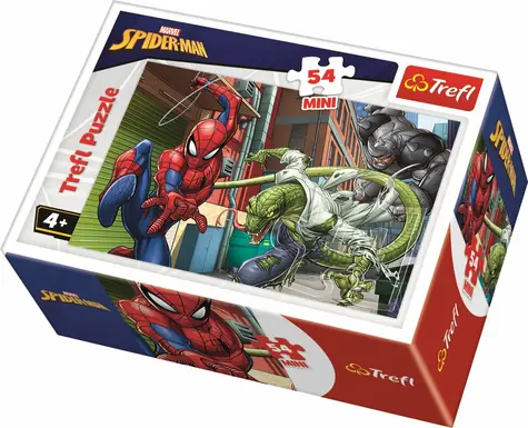 Trefl - Puzzle - Spiderman: Proti padouchům / 54 dílků / 20 x 13 cm / věk 4+