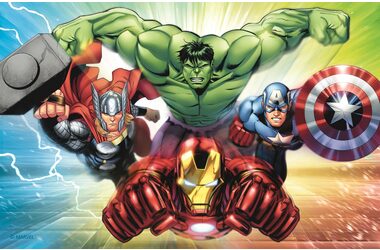 Trefl - Puzzle - Avengers: Silná čtyřka / 54 dílků / 20 x 13 cm / věk 4+