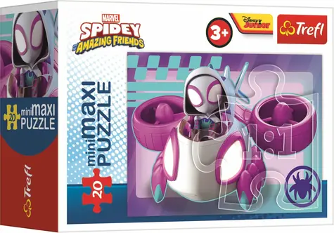 Trefl - Puzzle - Amazing Spidey: Ghost-Spider / 20 dílků / 22 x 16 cm / věk 3+