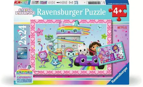 Ravensburger Gábinin kouzelný domek / 2x24 dílků / od 4 let