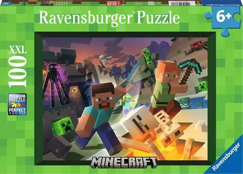 Ravensburger Minecraft / 100 dílků / od 6 let