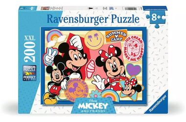 Ravensburger Mickey a Minnie na výletě / 200 dílků / od 8 let