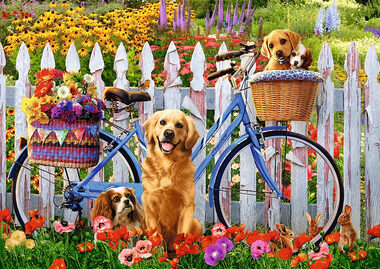 Trefl - Puzzle - Psí dobrodružství / 500 dílků / 48 x 34 cm / věk 10+