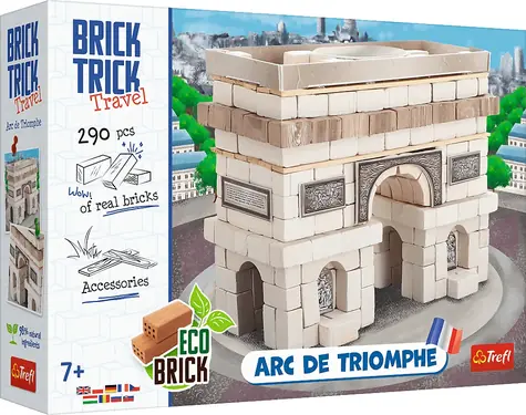 Trefl - Stavebnice - BRICK TRICK Travel: Vítězný oblouk L / 290 dílů / věk 7+