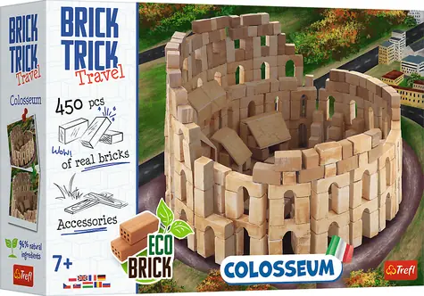 Trefl - Stavebnice - BRICK TRICK Travel: Koloseum XL / 450 dílů / věk 7+