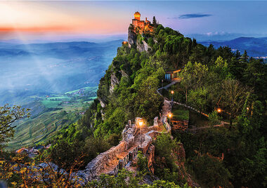 Trefl - Puzzle - Premium Plus Photo Odyssey: La Cesta, San Marino / 1000 dílků / 68.3 x 48 cm / věk 12+
